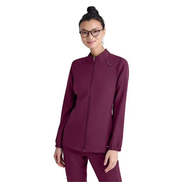 Grey's Anatomy Evolve 3 Pocket Collared Warm-Up... from ASI 86018 Scrub Authority / Uniform Stores