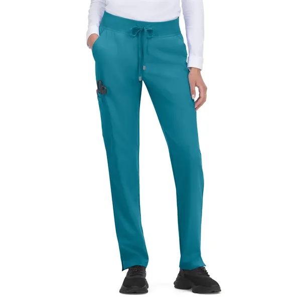 koi - Cureology - Women's 7-Pocket Drawstring Elastic Wai...... from ASI 86018 Scrub Authority / Uniform Stores