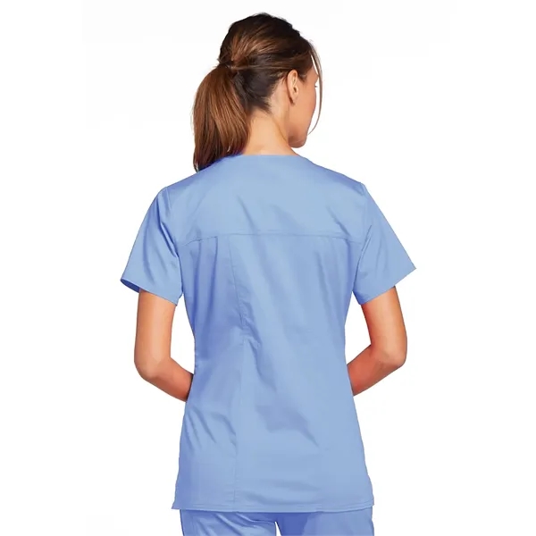 Cherokee Workwear Core Stretch Women's V-Neck Top... from ASI 86018 Scrub Authority / Uniform Stores
