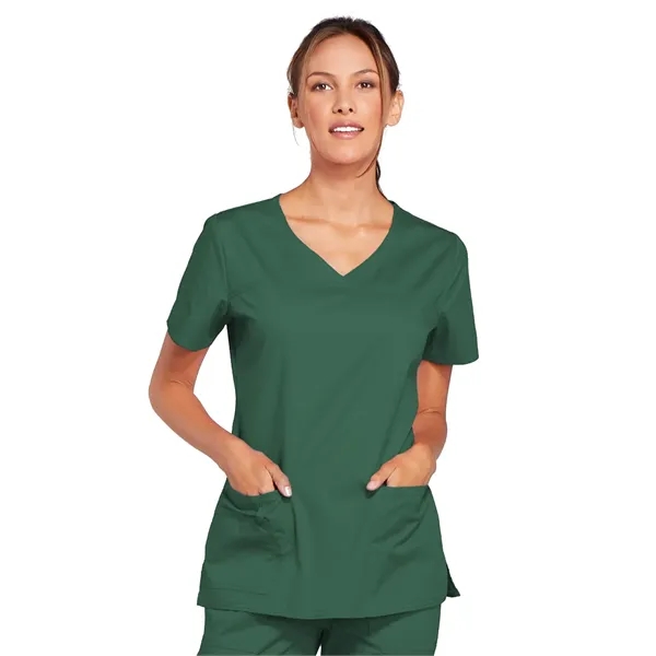 Cherokee Workwear Core Stretch Women's V-Neck Top... from ASI 86018 Scrub Authority / Uniform Stores