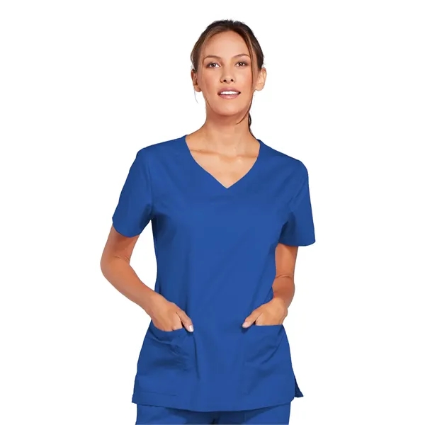 Cherokee Workwear Core Stretch Women's V-Neck Top... from ASI 86018 Scrub Authority / Uniform Stores