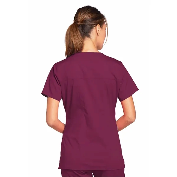 Cherokee Workwear Core Stretch Women's V-Neck Top... from ASI 86018 Scrub Authority / Uniform Stores