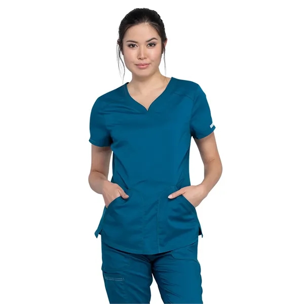 Cherokee Workwear Revolution Women's V-Neck Top... from ASI 86018 Scrub Authority / Uniform Stores