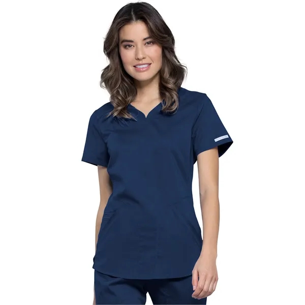 Cherokee Workwear Revolution Women's V-Neck Top... from ASI 86018 Scrub Authority / Uniform Stores