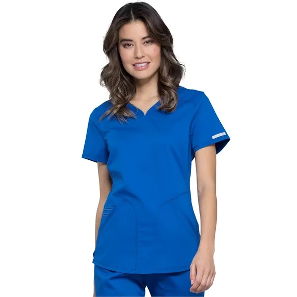 Cherokee Workwear Revolution Women's V-Neck Top... from ASI 86018 Scrub Authority / Uniform Stores