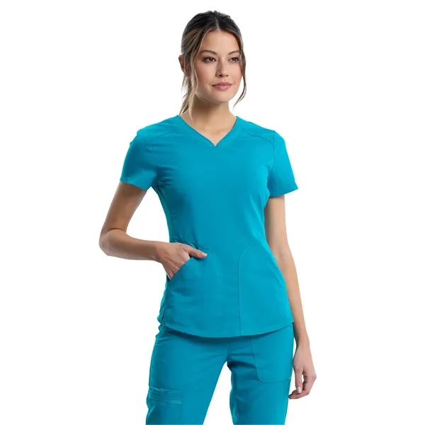 Cherokee Workwear Revolution Women's V-Neck Top... from ASI 86018 Scrub Authority / Uniform Stores