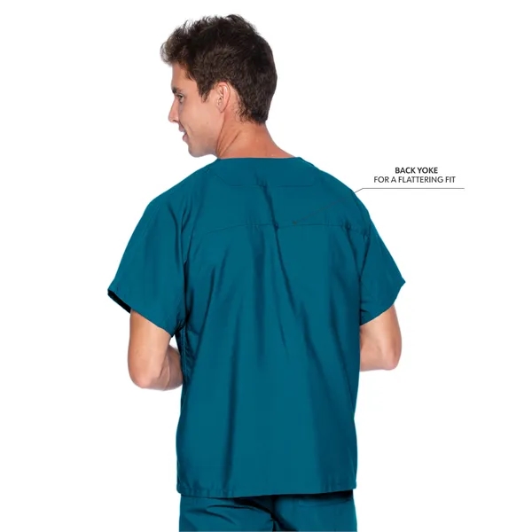 Landau Essentials Unisex V-Neck Top... from ASI 86018 Scrub Authority / Uniform Stores