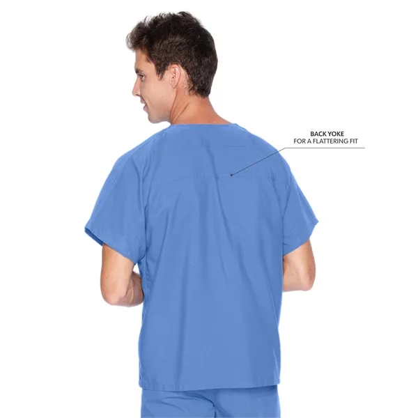 Landau Essentials Unisex V-Neck Top... from ASI 86018 Scrub Authority / Uniform Stores