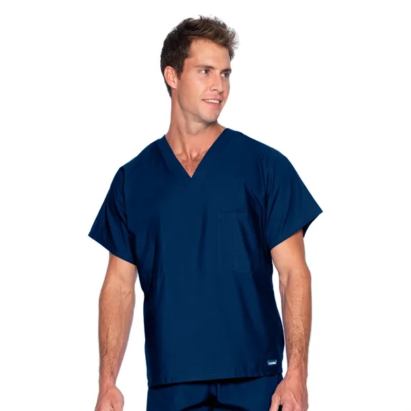 Landau Essentials Unisex V-Neck Top... from ASI 86018 Scrub Authority / Uniform Stores