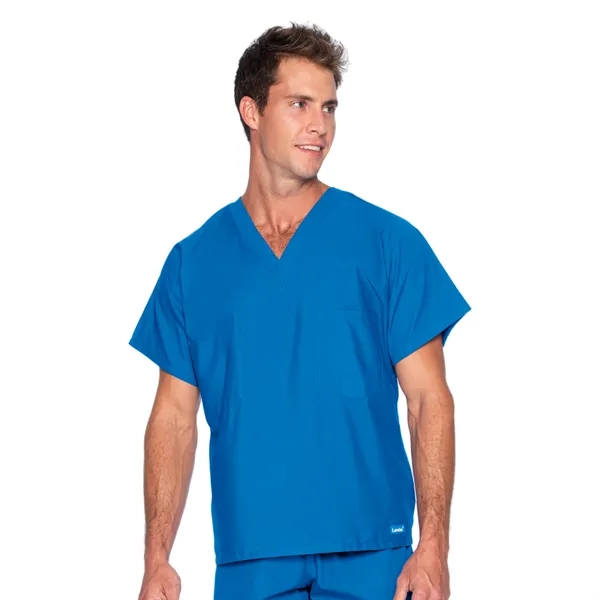 Landau Essentials Unisex V-Neck Top... from ASI 86018 Scrub Authority / Uniform Stores