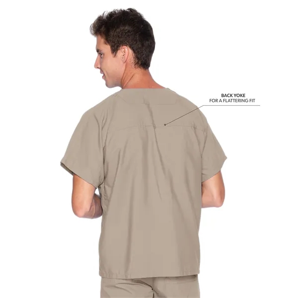Landau Essentials Unisex V-Neck Top... from ASI 86018 Scrub Authority / Uniform Stores