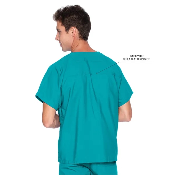 Landau Essentials Unisex V-Neck Top... from ASI 86018 Scrub Authority / Uniform Stores