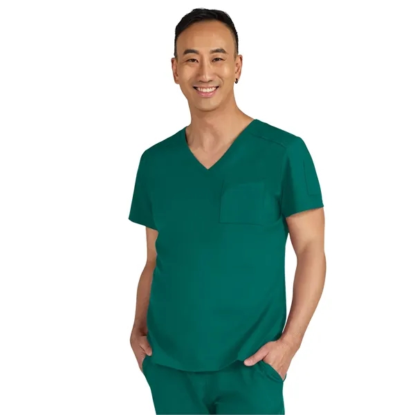 koi - Cureology - Men's Chest Pocket V-Neck Arthro Scrub Top... from ASI 86018 Scrub Authority / Uniform Stores
