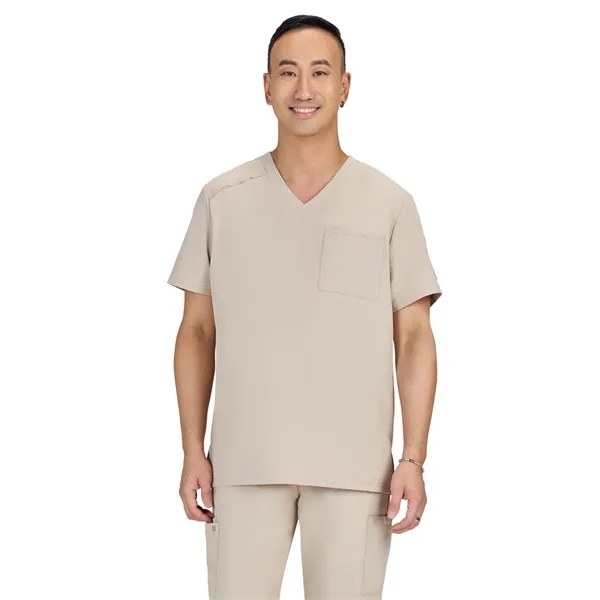 koi - Cureology - Men's Chest Pocket V-Neck Arthro Scrub Top... from ASI 86018 Scrub Authority / Uniform Stores