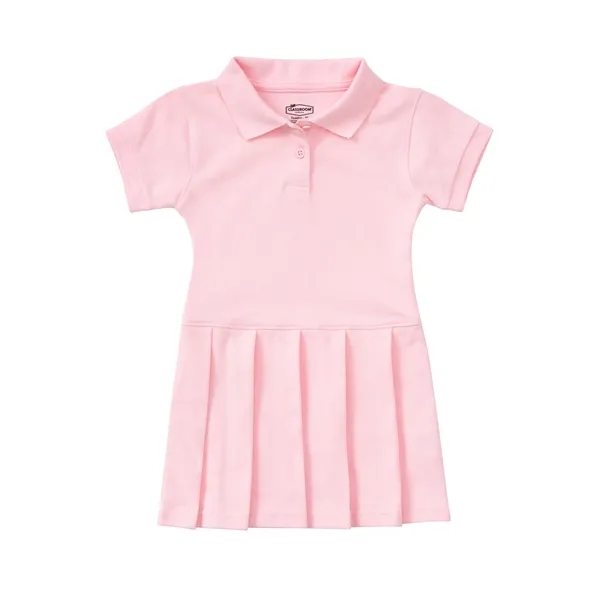 Classroom Uniforms Girls' Pique Polo Dress for Preschool... from ASI 86018 Scrub Authority / Uniform Stores