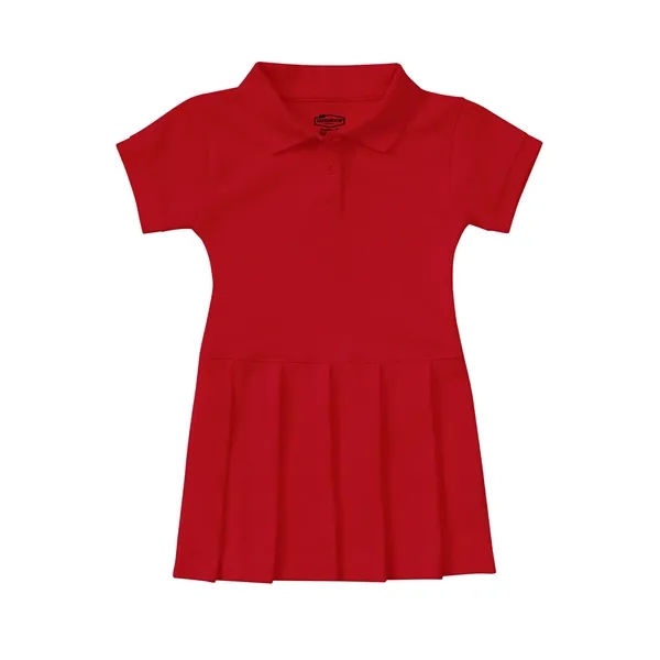 Classroom Uniforms Girls' Pique Polo Dress for Preschool... from ASI 86018 Scrub Authority / Uniform Stores