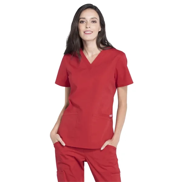 Cherokee - Workwear Professionals - Women's V-Neck Top... from ASI 86018 Scrub Authority