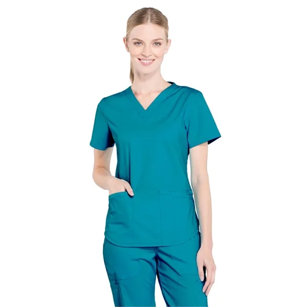 Cherokee - Workwear Professionals - Women's V-Neck Top... from ASI 86018 Scrub Authority