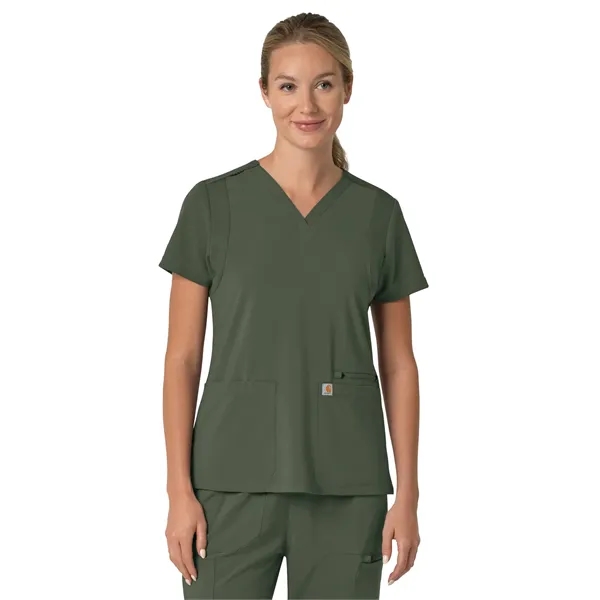 Carhartt Scrubs - Cross-Flex - Women's Three-Pocket Flex...... from ASI 86018 Scrub Authority / Uniform Stores