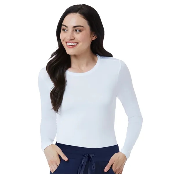ScrubJoy Originals - Women's Long Sleeve Underscrub Tee... from ASI 86018 Scrub Authority / Uniform Stores