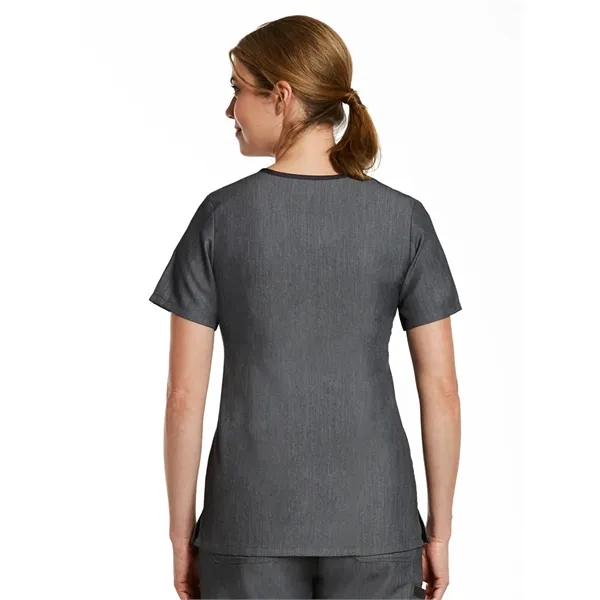 Maevn Matrix Pro Women's Contrast Layered V-Neck Top... from ASI 86018 Scrub Authority / Uniform Stores