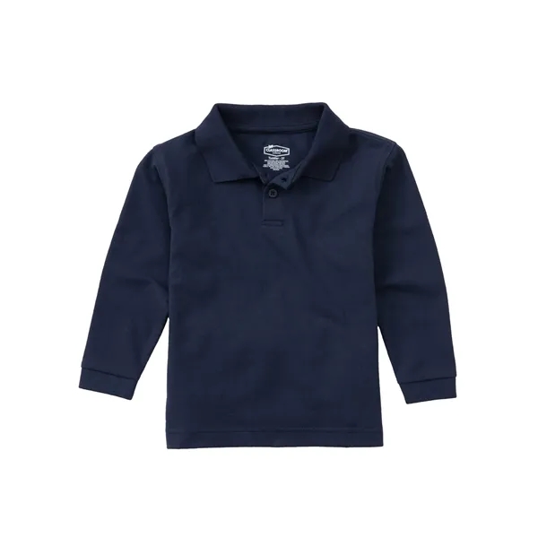 Classroom Uniforms Preschool Long Sleeve Pique Polo.... from ASI 86018 Scrub Authority / Uniform Stores
