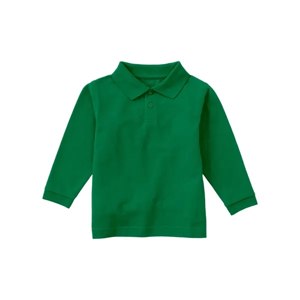 Classroom Uniforms Preschool Long Sleeve Pique Polo.... from ASI 86018 Scrub Authority / Uniform Stores