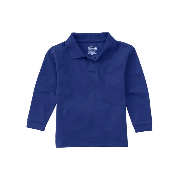 Classroom Uniforms Preschool Long Sleeve Pique Polo.... from ASI 86018 Scrub Authority / Uniform Stores