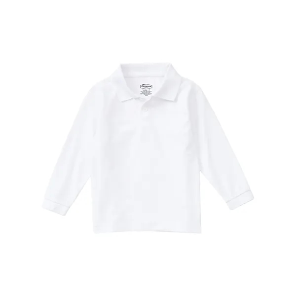 Classroom Uniforms Preschool Long Sleeve Pique Polo.... from ASI 86018 Scrub Authority / Uniform Stores