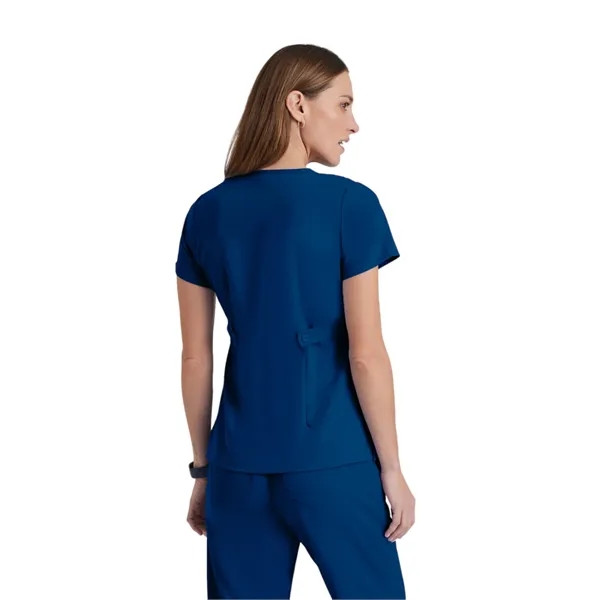 Mock Wrap Top.... from ASI 86018 Scrub Authority / Uniform Stores