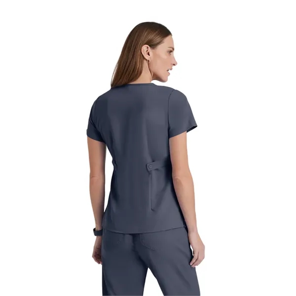 Mock Wrap Top.... from ASI 86018 Scrub Authority / Uniform Stores