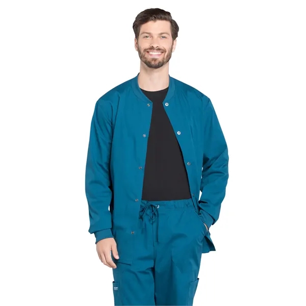 Workwear Professionals Snap Front Warm-up Jacket... from ASI 86018 Scrub Authority / Uniform Stores