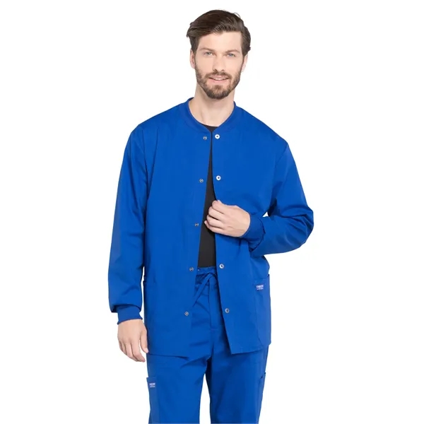 Workwear Professionals Snap Front Warm-up Jacket... from ASI 86018 Scrub Authority / Uniform Stores
