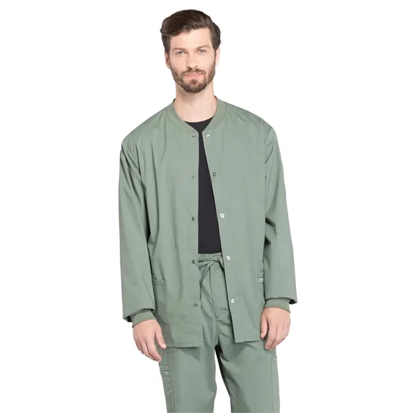 Workwear Professionals Snap Front Warm-up Jacket... from ASI 86018 Scrub Authority / Uniform Stores