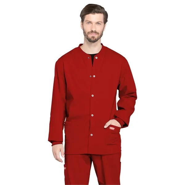 Workwear Professionals Snap Front Warm-up Jacket... from ASI 86018 Scrub Authority / Uniform Stores
