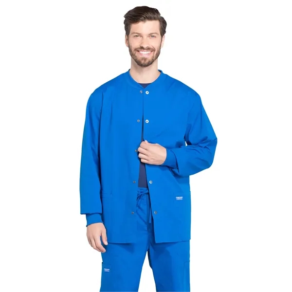 Workwear Professionals Snap Front Warm-up Jacket... from ASI 86018 Scrub Authority / Uniform Stores
