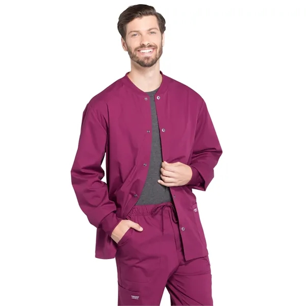 Workwear Professionals Snap Front Warm-up Jacket... from ASI 86018 Scrub Authority / Uniform Stores