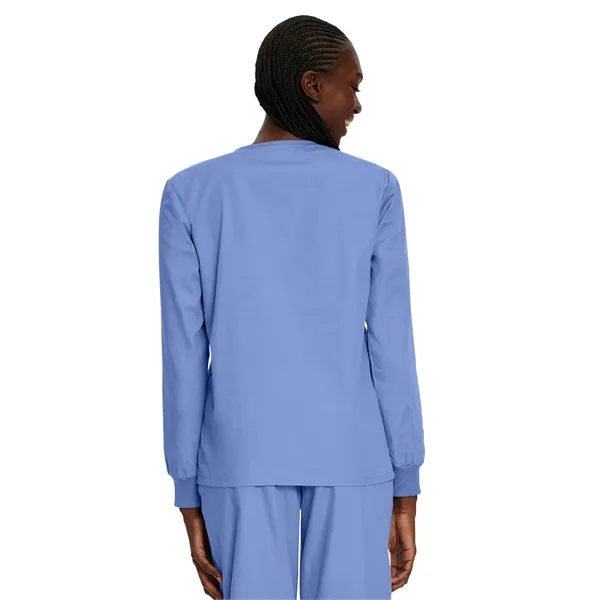 Landau ScrubZone Unisex No-Pocket V-Neck Scrub Top... from ASI 86018 Scrub Authority / Uniform Stores