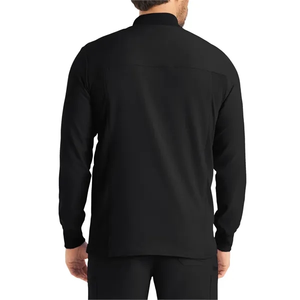 Landau - Forward - Men's 3-Pocket Mock-Neck Zip-Front Scr...... from ASI 86018 Scrub Authority / Uniform Stores