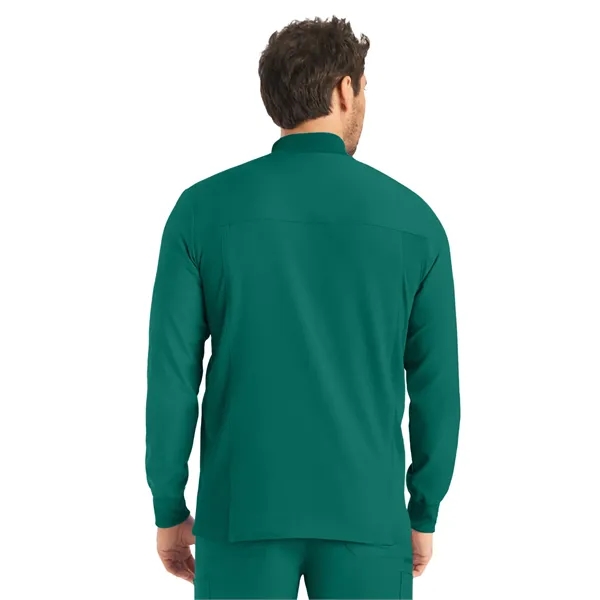Landau - Forward - Men's 3-Pocket Mock-Neck Zip-Front Scr...... from ASI 86018 Scrub Authority / Uniform Stores
