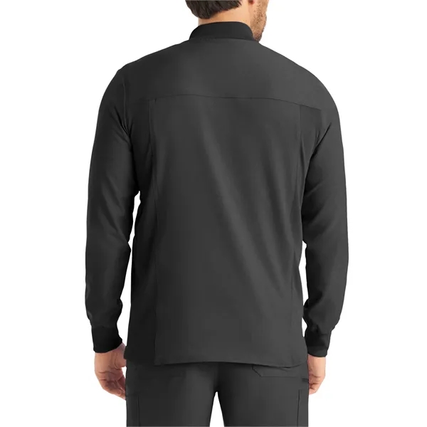 Landau - Forward - Men's 3-Pocket Mock-Neck Zip-Front Scr...... from ASI 86018 Scrub Authority / Uniform Stores