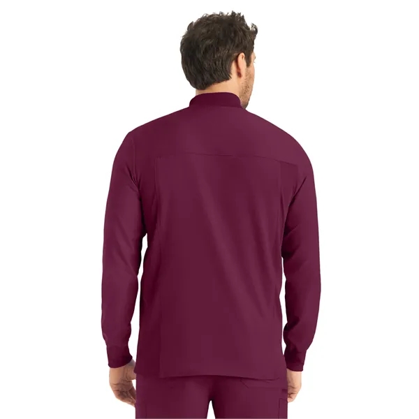 Landau - Forward - Men's 3-Pocket Mock-Neck Zip-Front Scr...... from ASI 86018 Scrub Authority / Uniform Stores