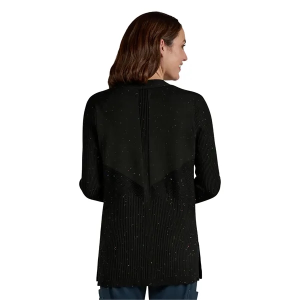 koi - Essentials - Women's Geometric Knit Kori Sweater... from ASI 86018 Scrub Authority / Uniform Stores