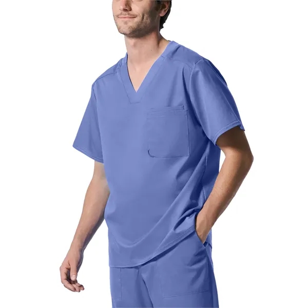 Landau ProFlex Men's Tuckable V-Neck Top... from ASI 86018 Scrub Authority / Uniform Stores