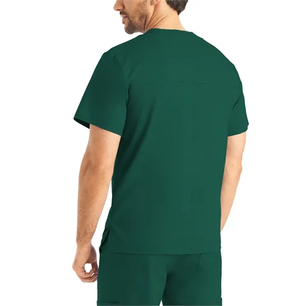 Landau ProFlex Men's Tuckable V-Neck Top... from ASI 86018 Scrub Authority / Uniform Stores