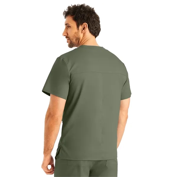 Landau ProFlex Men's Tuckable V-Neck Top... from ASI 86018 Scrub Authority / Uniform Stores