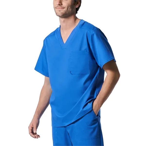 Landau ProFlex Men's Tuckable V-Neck Top... from ASI 86018 Scrub Authority / Uniform Stores