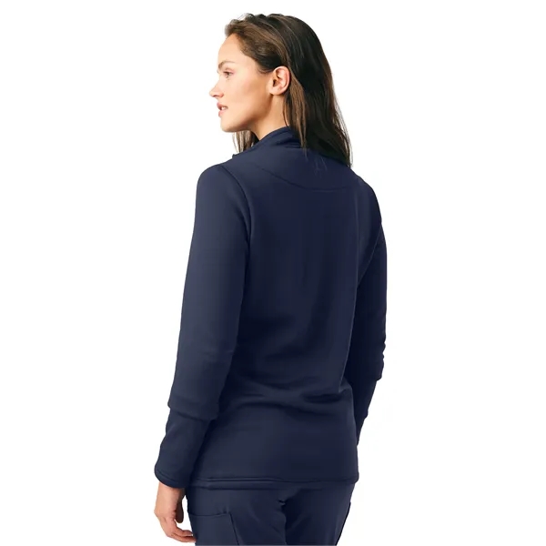 Landau - Forward - Women's Zip-Front Fleece Scrub Jacket... from ASI 86018 Scrub Authority / Uniform Stores