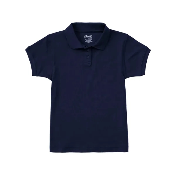 Classroom Uniforms Juniors Short Sleeve Fitted Interlock Polo... from ASI 86018 Scrub Authority / Uniform Stores