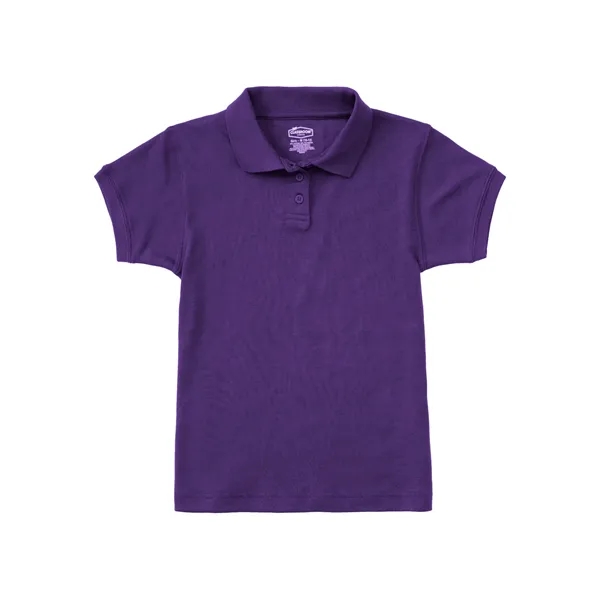 Classroom Uniforms Juniors Short Sleeve Fitted Interlock Polo... from ASI 86018 Scrub Authority / Uniform Stores